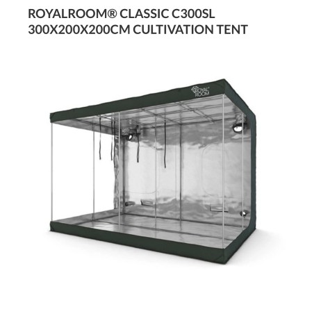 RoyalRoom® Classic C300SL 300x200x200cm cultivation tent